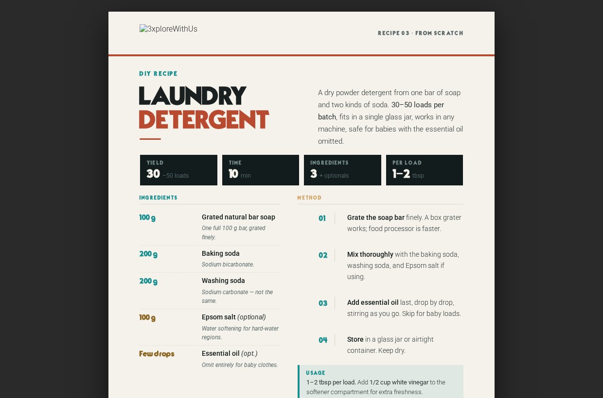 Laundry Detergent preview