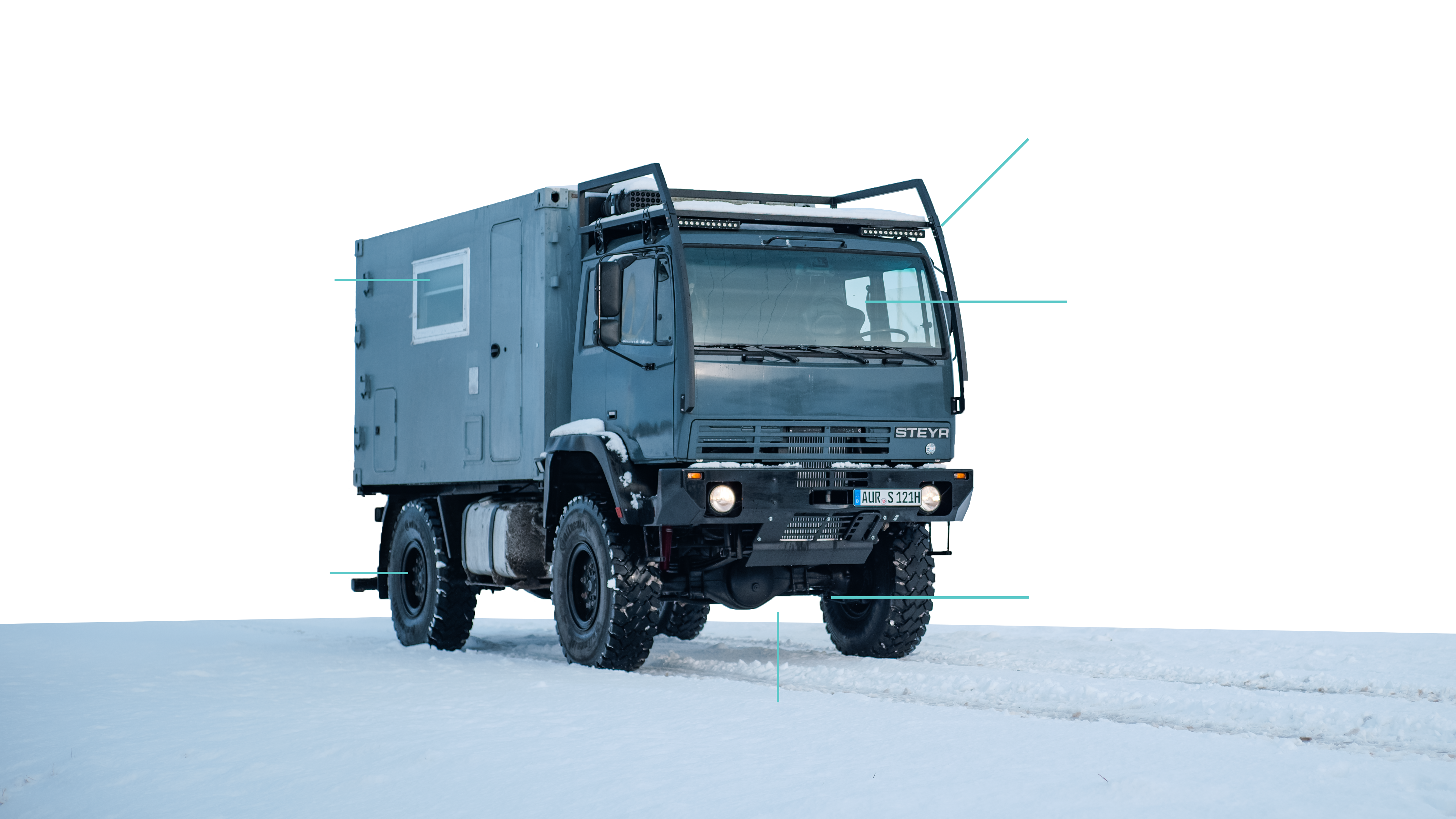 1986 Steyr 12M18 expedition truck